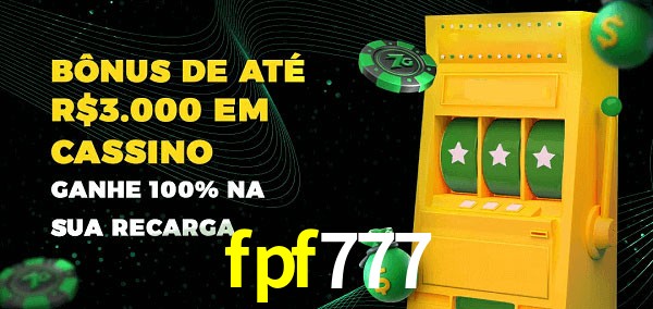 fpf777 melhor bônus de depósito