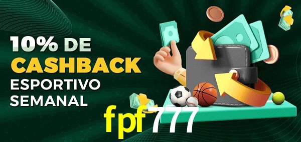 10% de bônus de cashback na fpf777
